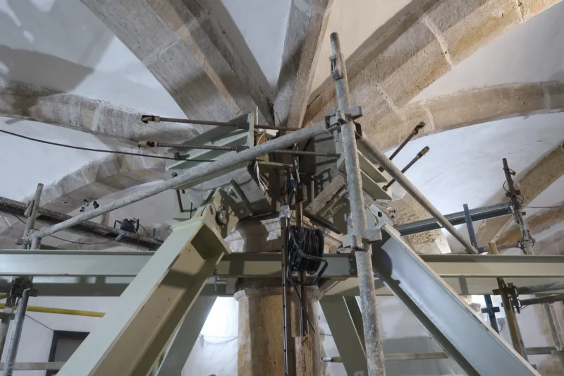 Hydraulic system masonry pillar pilar alvenaria Património 01