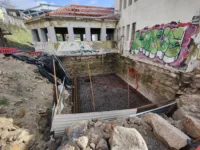 Abrigo pequeninos betao armado reinforced concrete inspeção estrutural structural survey 10