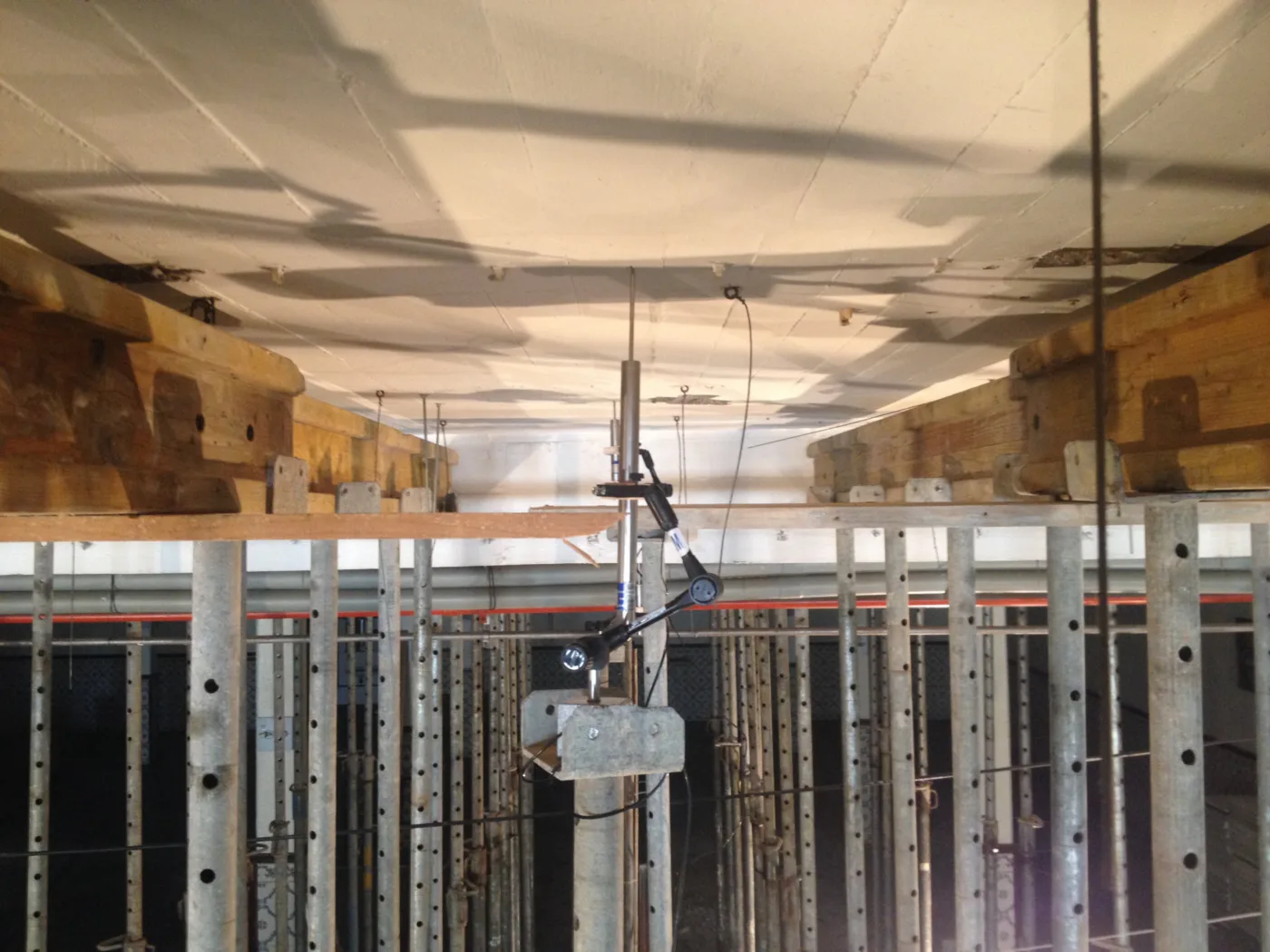 Load test Ensaio Carga betão armado reinforced concrete structural survey inspeção estrutural 1