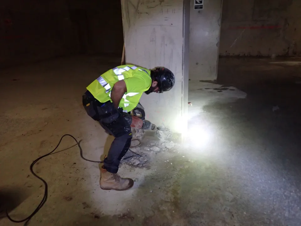 RC structure structural survey NDT survey window