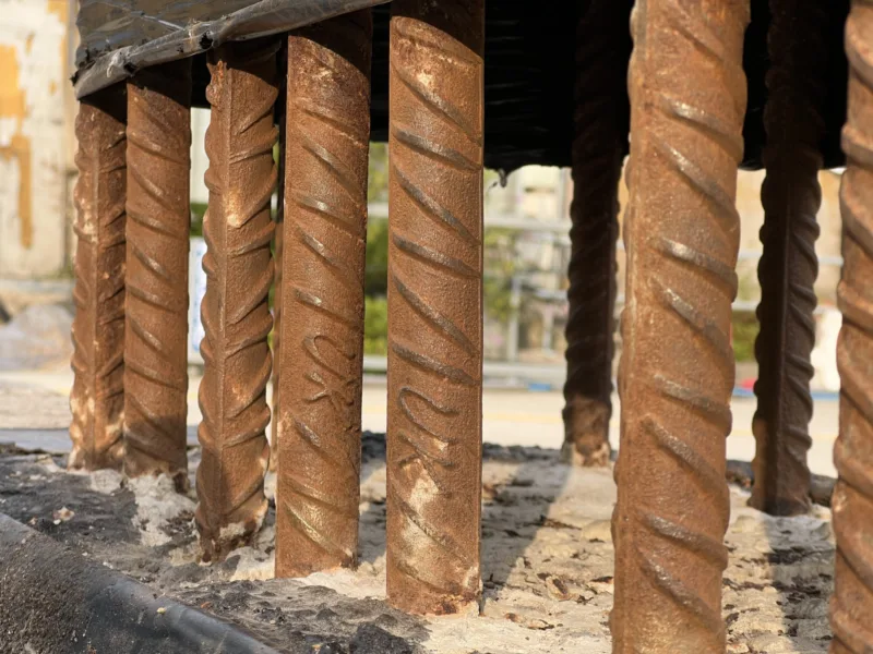 RC structure structural survey NDT steel corrosion rebar