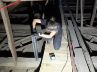 NCREP Igreja Sao Francisco timber roof cobertura madeira resistograph 6