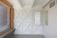 Reabilitação estrutura de madeira betão edificio residencial timber concret composite single family building 04