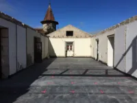 Aveleda timber roof design structural survey load bearing test ensaio de carga cobertura madeira 6