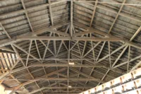 RCV Timber roof industrialwarehouse armazém industrial cobertura madeira NDT Monitoring 7