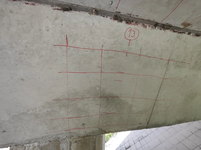 Viaduto Viaduct Betão Armado Reinforced Concrete NDT Ferroscan 3