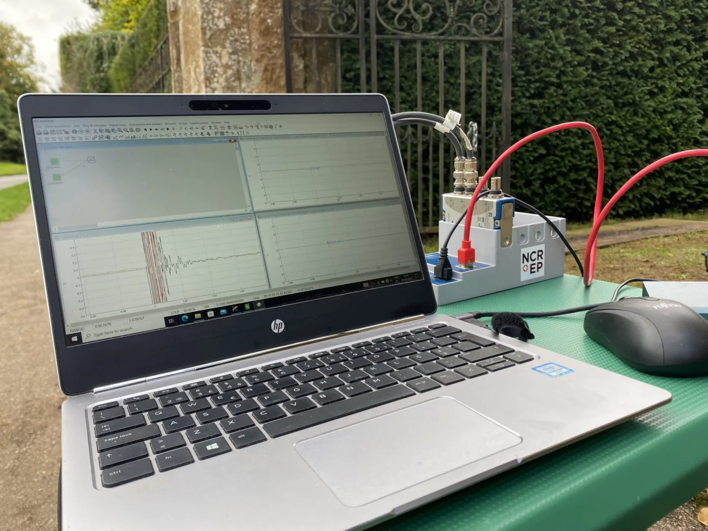 SHM stone masonry pillars NDT structural survey sonic tests 09